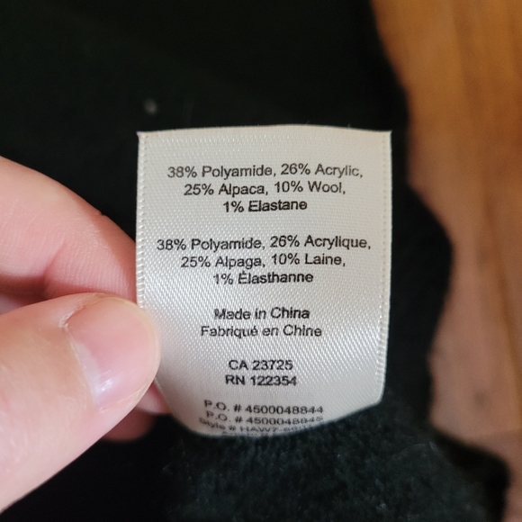 Wilfred Free Classy Timeless Sleeveless Alpaca Italy Wool Blend Sweater Dress XS - Picture 4 of 6